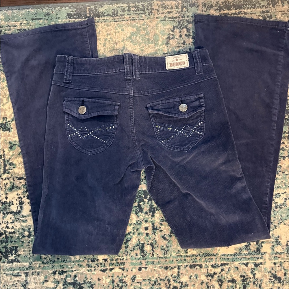 Bongo Dark Blue Jeans with Embellished Pockets